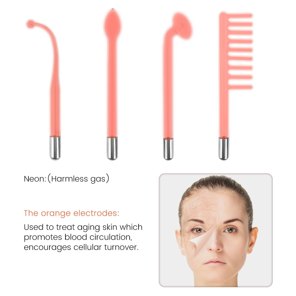 4 In 1 High-Frequency Electrode Beauty Wand